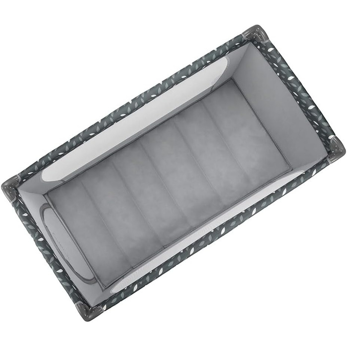 Дитяче ліжечко Momi BELOVE для дітей вагою до 15 кг, Ш65 x Д125 x В78 см (складається 21 x 23 x 80 см), дитяче ліжечко з матрацом, 2 колеса, сумка для транспортування сірого кольору