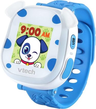 Дитячий аналого-цифровий автоматичний годинник Vtech Unisex з ремінцем S2417794 Kidiwatch Blue