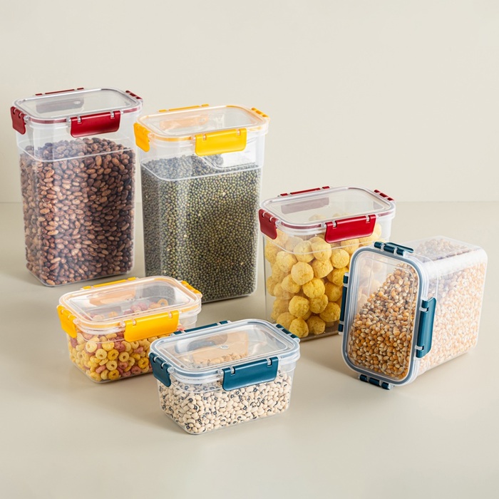 Контейнер Idea Home Clara Box MIX 0.58 л, прямокутний, пластик