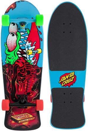 Santa Cruz x Stranger Things Meek Slasher Complete Cruzer Skateboard, Santa Cruz x Stranger Things Meek Slasher Complete Cruzer Sk