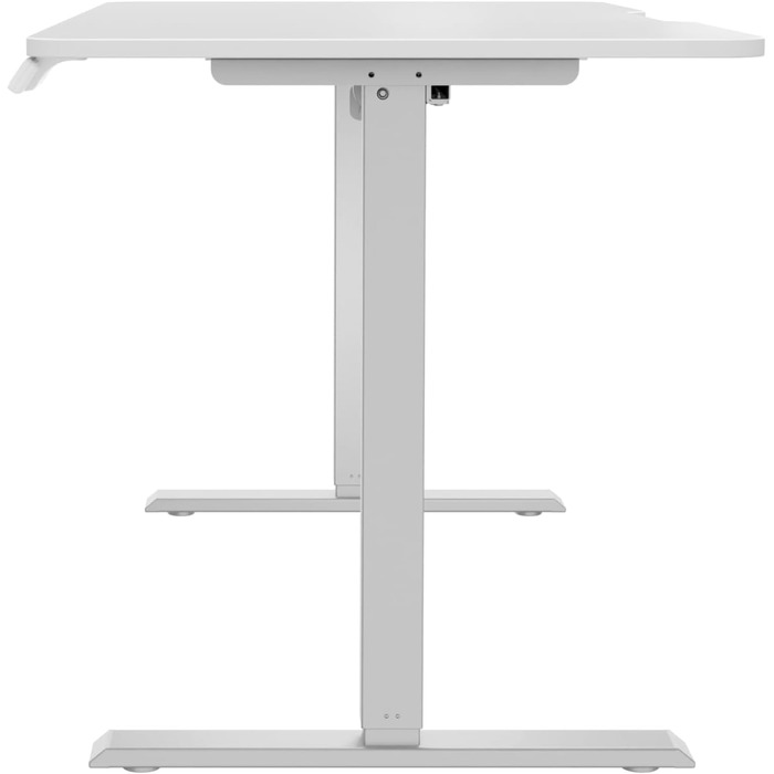 Ігровий стіл початкового рівня Електрично регульований по висоті ігровий стіл та стіл для ПК Ергономічний ігровий стіл для геймерів Білий, 120 x 70 см - Ігровий стіл Білий 120 x 70 см