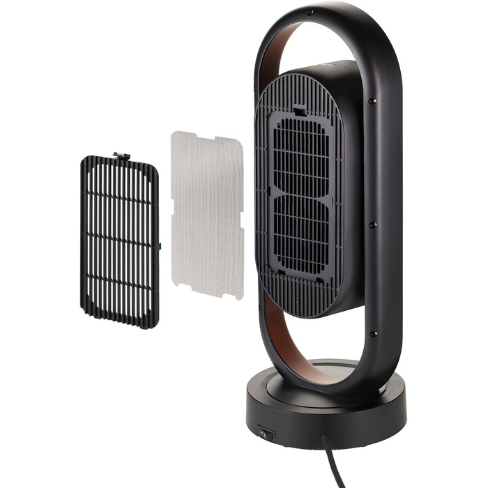 Обігрівач Unold 86535 3D - мідний/чорний, 1800 Вт, захист від перегріву, клас захисту II, вентиляція, тепле повітря, гаряче повітря, 3D циркуляція повітря - коливання 80