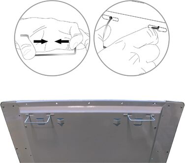 Інфрачервоний обігрівач MAUK, окремостоячий та настінний, рулонний 3 режими нагріву - 1500 Вт (термостат та захист від перегріву) Сірий/Сріблястий