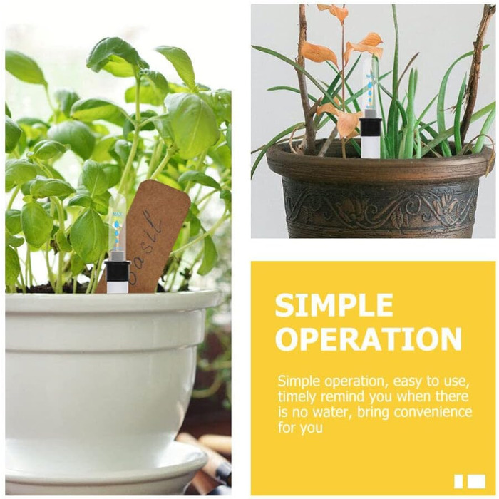 Індикатор рівня води Рослини Гідропонний індикатор рівня води Індикатор поливу Кімнатні рослини (18 см, 30 см), 8 шт.