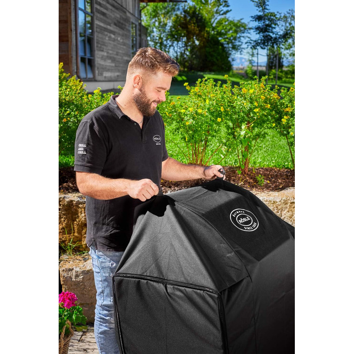 Захисний чохол RSLE для BBQ-станції VIDERO G3/G3-S, високоякісний 100 поліестер з PU-покриттям, зі зручною блискавкою, всепогодний, чорний