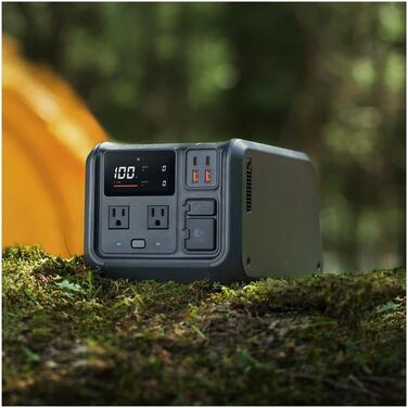 Портативна зарядна станція на 512 Втгод, генератор для кемпінгу та домашнього використання, швидка зарядка за 70 хвилин, чотири способи зарядки, сонячна панель опціонально, 500