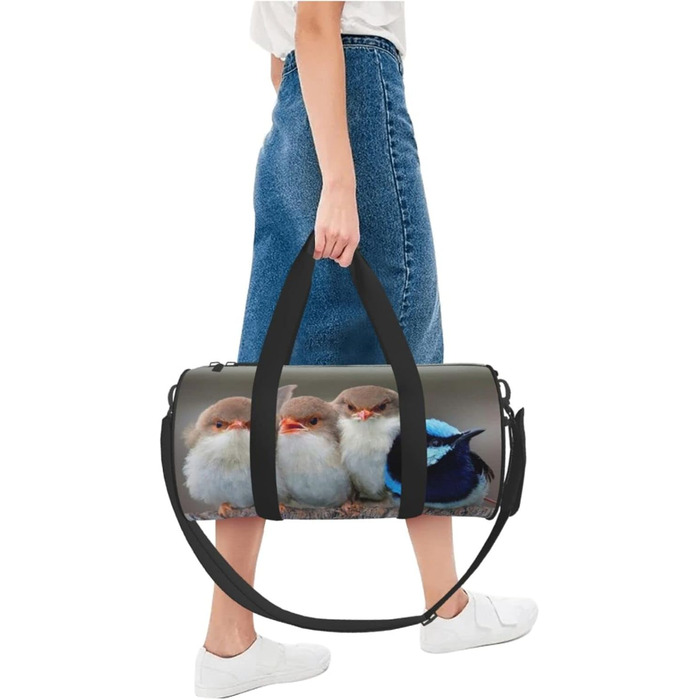 Велика дорожня сумка Квітка Мигдалю Легка та міцна Ідеальний подарунок для походів, відпусток, ділових поїздок та іншого, Vier Vgel, Універсальний розмір