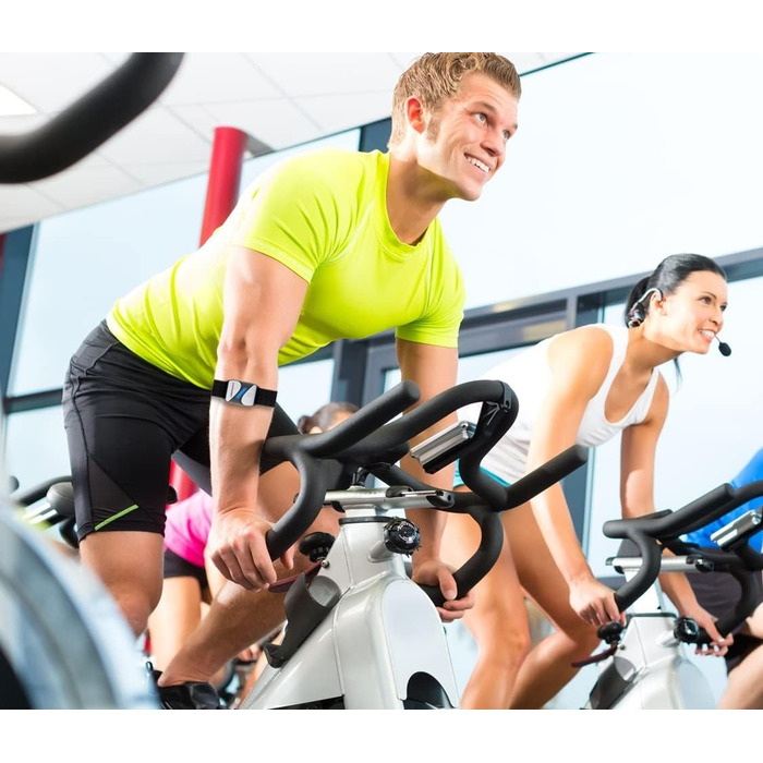 Кардіоспортивний пульсометр, сумісний з Bluetooth/ANT та фітнес-додатками Zwift, Strava, Polar, Wahoo, Rouvy, Peloton, Decathlon, Wahoo, велокомп&39ютером Garmin GPS