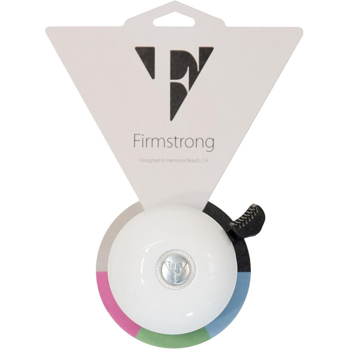 Велосипедний дзвінок Firmstrong Classic Beach Cruiser Bell, білий, класичний рінгер