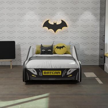 Дитяче колективне автомобільне ліжко 80x160 см дитяче ліжко молодіжне ліжко із захистом від падіння та матрацом дитяче ігрове ліжк