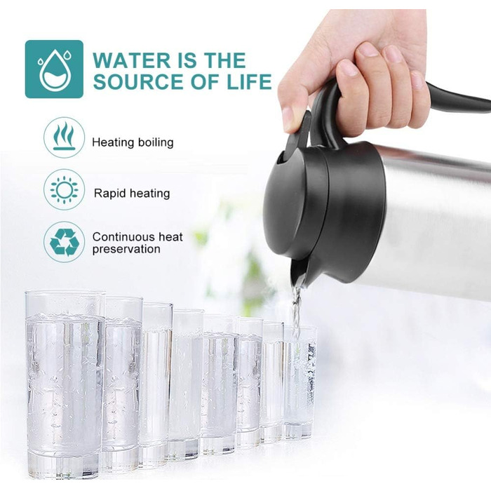 Автомобільний чайник Hangrow 12V, 650ml Kettle Usb, прикурювач Подорожній чайник Чайник Автомобільний чайник Прикурювач для подоро