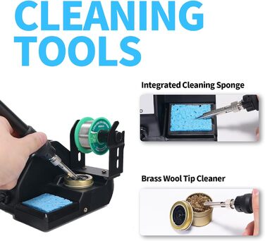 Паяльна станція YIHUA 926LED-IV 60W 90480C паяльник з 2 додатковими ручками, дозатор припою, 5 додаткових жал, насос для видалення