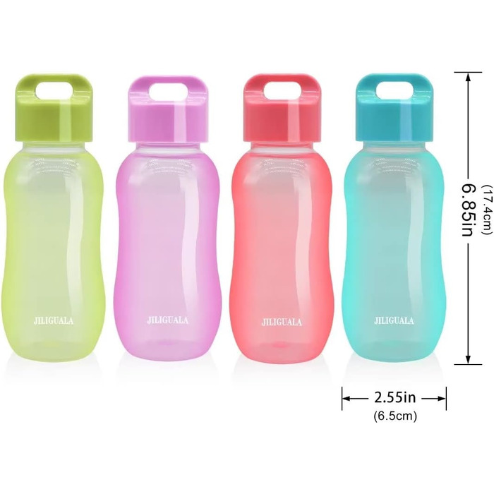 Пластикова кавова кружка, дорожня кружка, пляшка для води, спортивна пляшка для води, чашка для молока, кави, чаю, соку, місткість 350 мл, рожева, 3 шт. и