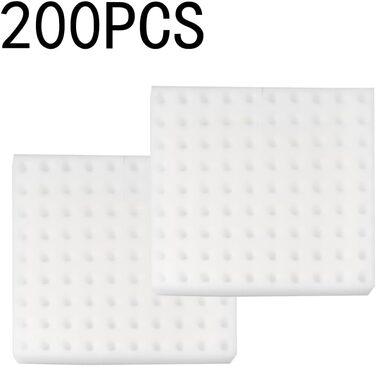 Губка для гідропоніки Zasvec 200 шт. Губки для садових інструментів для теплиць Гідропонні губки Набір для гідропонічного вирощування Гідропонна губка для росту рослин 25*25*25 мм