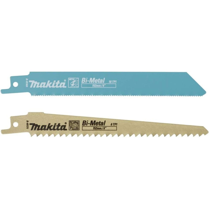 Акумуляторна пила Makita DJR186ZK 18 В у транспортному кейсі (без акумулятора, без зарядного пристрою), бірюзовийчорний, без заряд