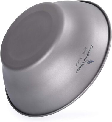 Мл Титанові миски Тарілка Ультралегка одностінна чаша Тарілка Відкритий кемпінговий посуд Кухонне приладдя з сумкою для перенесенн