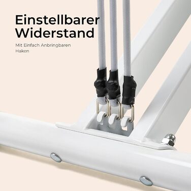 Тренажер для присідань Sunny Health & Fitness Row-N-Ride, складний тренажер із регульованим опором, домашній тренажер для тренування рук, сідниць та ніг, доступний у різних кольорах, рожевий