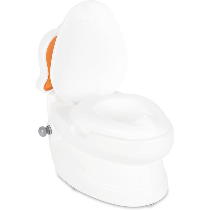 Горщик для дітей від 18 місяців Дитячий туалет білий з мотивом собаки зі знімним горщиком Дитячий туалет зі звуком змиву Дитячий г