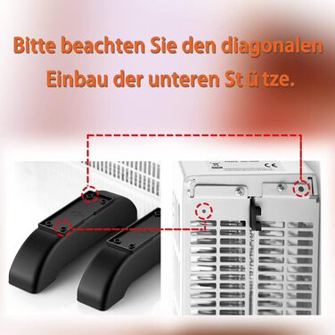 Конвекторний радіатор DONYER POWER 2000 Вт з регульованим термостатом (не минулорічний) бежевий