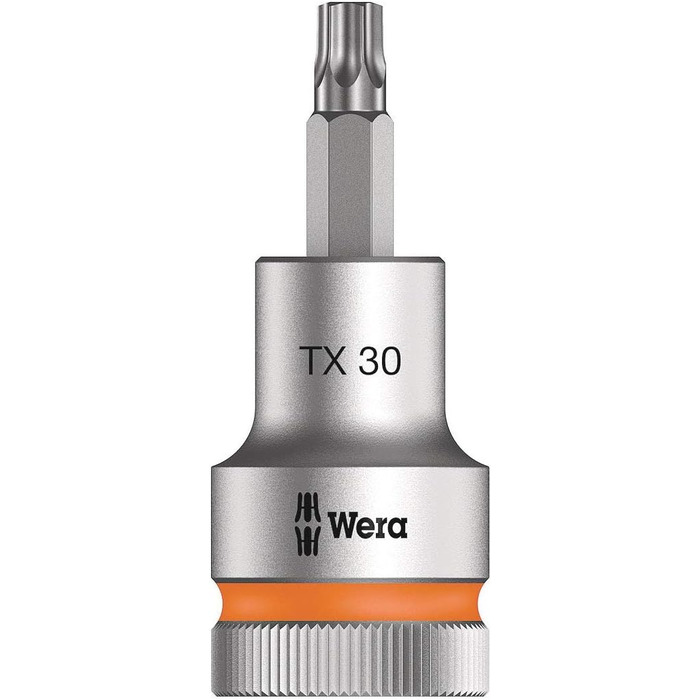 Набір біт Wera 05003997001 C 3, TORX HF Zyklop Bitnuss-Satz, Torx, з фіксатором, привід 1/2, 6 предметів