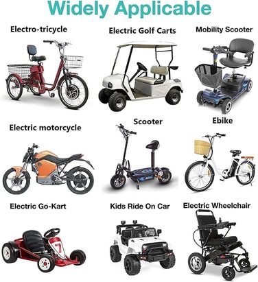 Акумулятор для електровелосипеда 36V 6Ah, акумулятор для електровелосипеда 36V 6Ah 10S2P, водонепроникний ПВХ-акумулятор, вбудована система управління будівлею (BMS) із зарядним пристроєм 42V 2A, для двигунів потужністю 200W-800W, 36V 6Ah XT60