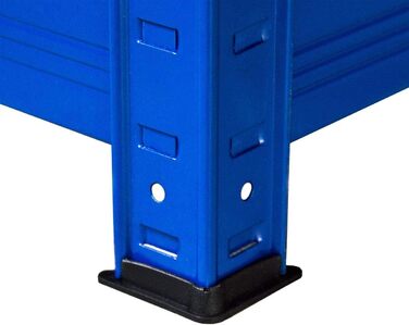 Засоби безпеки SCHMIDT Міцний стелаж 180x120x60 см Безригельний стелаж 275 кг на полицю Вантажопідйомність стелажів для зберігання 1375 кг 180 x 120 x 60 см В x Ш x Г