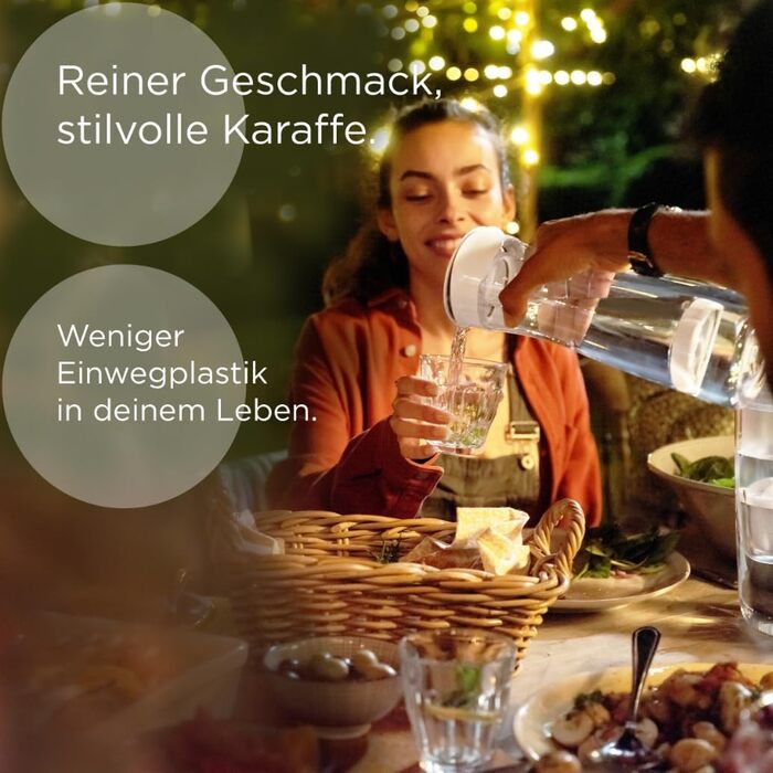 Глек для фільтра для води BRITA, білий (1,3 л), включаючи 1 фільтр для води MicroDisc - стильний, багаторазовий глек для дому, поміщається в дверцята холодильника, зменшує PFAS, хлор, мікрочастинки у водопровідній воді