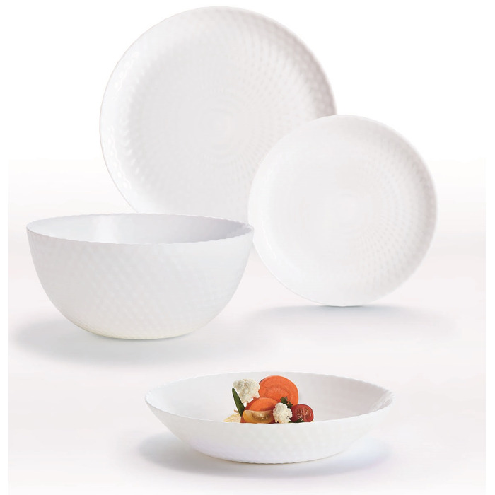 Сервіз Luminarc Pampille White, 19 предметів (6785916)