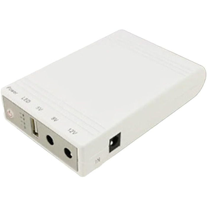 Міні UPS Джерело безперебійного живлення для роутера та монітора, DC 12V/9V/5V вихід з USB-портом, 10400mAh