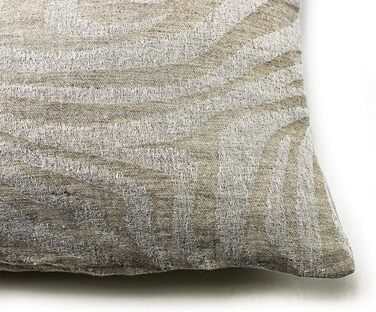 Термостійка подушка для сауни Zebra, яку можна прати - підголівник для сауни з льону та бавовни - зручна подушка для шиї 43x26 см для гамака Wellness, пляжу, пікніка (натуральний/білий)