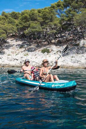 Надувне каное Sevylor Alameda, складний каяк на 21 особи, канадський, 375 x 93 см