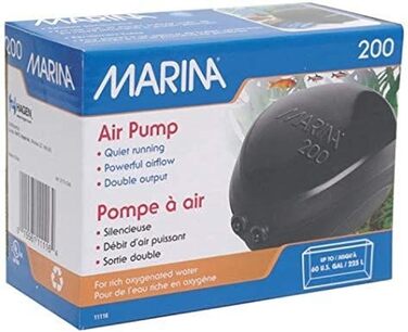 Аератор Marina 11116 200, для акваріумів до 225 л, чорний