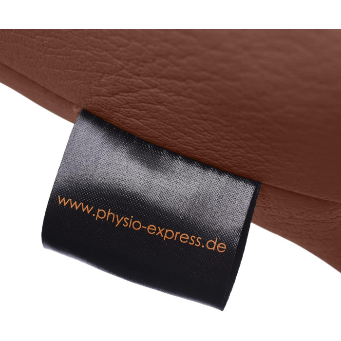 Масажна подушка для голови з пластівцями піни, 45x20x9 см, терапевтична подушка, позиціонуюча подушка для фізіотерапії з чохлом зі штучної шкіри можна прати, зручна 26 Mocca