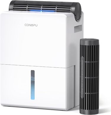 Осушувач CONOPU 2700 мл, електричний осушувач 20 м, конструкція з подвійним тримачем, режим сушіння, режим сну 30 дБ, інтелектуальна функція розморожування, 24-годинний таймер