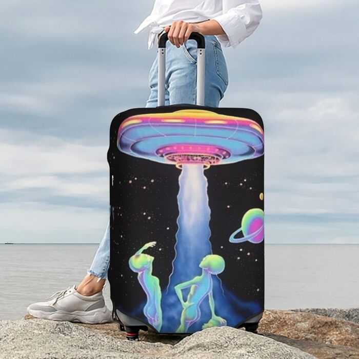 Чохол для валізи Raumschiff, міцний захист, підходить для багажу розміром 45,7 - 81,3 см, малий, Чорний