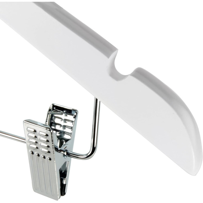 Білих вішалок для одягу на затискачах 45 см Дерев&39яні вішалки для одягу з затискачами Вішалки з затискачами, 10