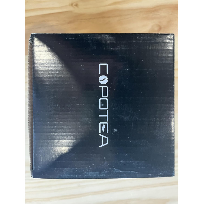 Кавоварка COPOTEA з двошаровим фільтром з нержавіючої сталі, кавник з фільтром Кавоварка-крапельниця, боросилікатне скло, графин для кави (800 мл) Сучасний