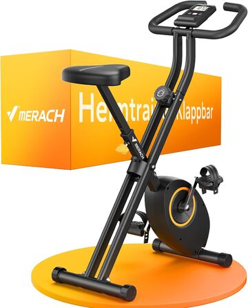 Велотренажер складаний MERACH Heimtrainer (жовтий)