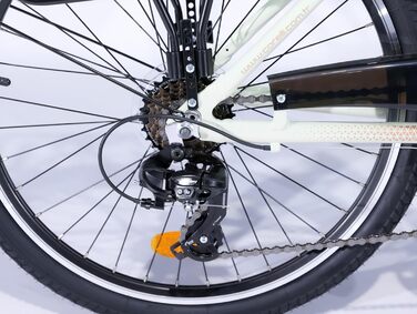 Дюймовий алюмінієвий міський велосипед для дівчат, 21 передача, розмір рами 13-14 дюймів., 26-