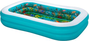 Сімейний басейн Bestway 3D Adventure 262 x 175 x 51 см, прямокутний 262 x 175 x 51 см 3D