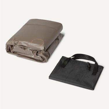 Електричний надувний матрац Storeo Basics - вбудований насос, портативний надувний матрац із сумкою для перенесення, розмір &quotqueen-size&quot 203x152x25 см