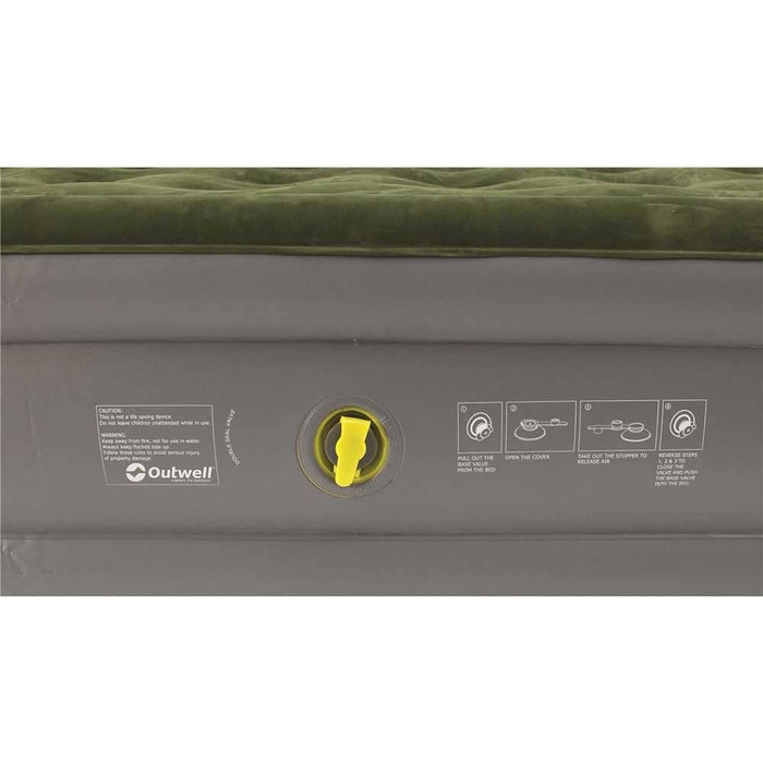 Двомісний матрац Outwell Flock Excellent, для дорослих, унісекс, сірий, один розмір