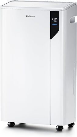 Осушувач повітря Pro Breeze 20 л за 24 години - електричний осушувач з режимом прання, датчиком вологості, повітряним фільтром, та