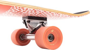 Скейтборд Retrospec Zed лонгборд, повний крейсер, крейсер з бамбука і канадського клена з реверсними шкворнями для поїздок на робо