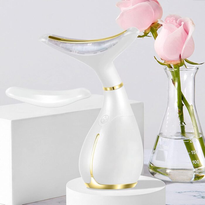 Електричний масажер для обличчя Ms.W проти старіння, масажер для обличчя проти зморшок, масажер для обличчя проти зморшок, масажер для обличчя проти зморшок, вібраційний масаж обличчя, пристрої для краси обличчя, 3 режими золотого масажера для обличчя