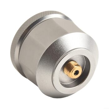 Комплект газового ліхтаря для кемпінгу з порожнім балоном з ізобутаном та подовжувальною штангою для пригод на свіжому повітрі з накручуваними балонами з ізобутаном (лише балон)