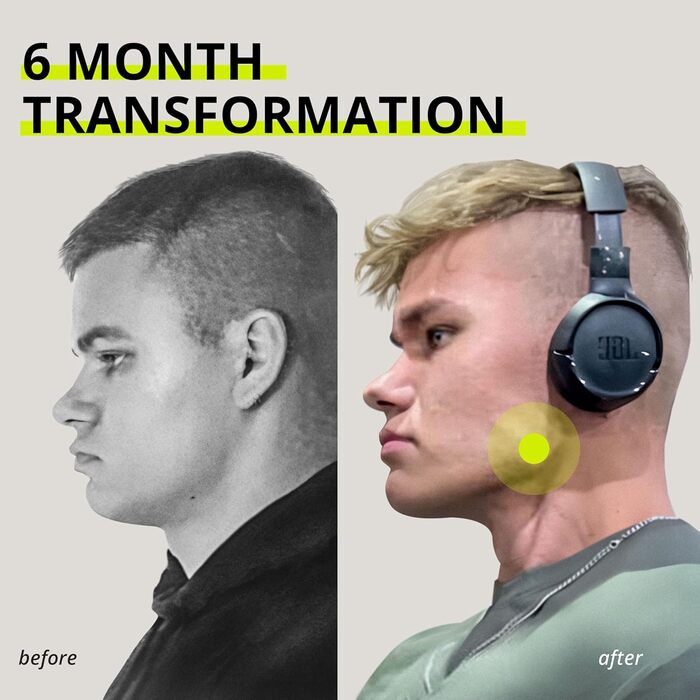 Жувальна гумка без цукру з імбиром та лаймом. Тренажер для підтягування щелепи. Жувальна гумка для формування щелепи (2 місяці упаковки)