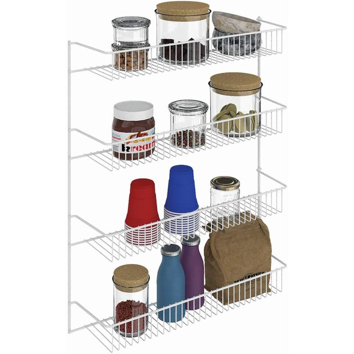 Настінна полиця ClosetMaid 8033, 4-рівнева, ширина 18 дюймів, 4 елементи