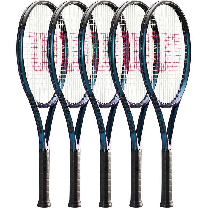 Тенісна ракетка Wilson Ultra 100UL v4, для чоловіків та жінок, різнокольорова (багатокольорова)