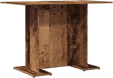 Обідній стіл vidaXL, Кухонний стіл, що легко доглядається, Обідній стіл, Кухонний обідній стіл, Імітація переробленої деревини, 110x60x75 см, Інженерна деревина
